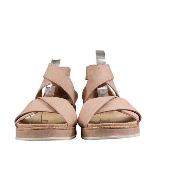 LifeStride Shoes Womens 7 Sandals Fashion Comfort Dressy Ankle Strap Zip Pink - Picture 4 of 15